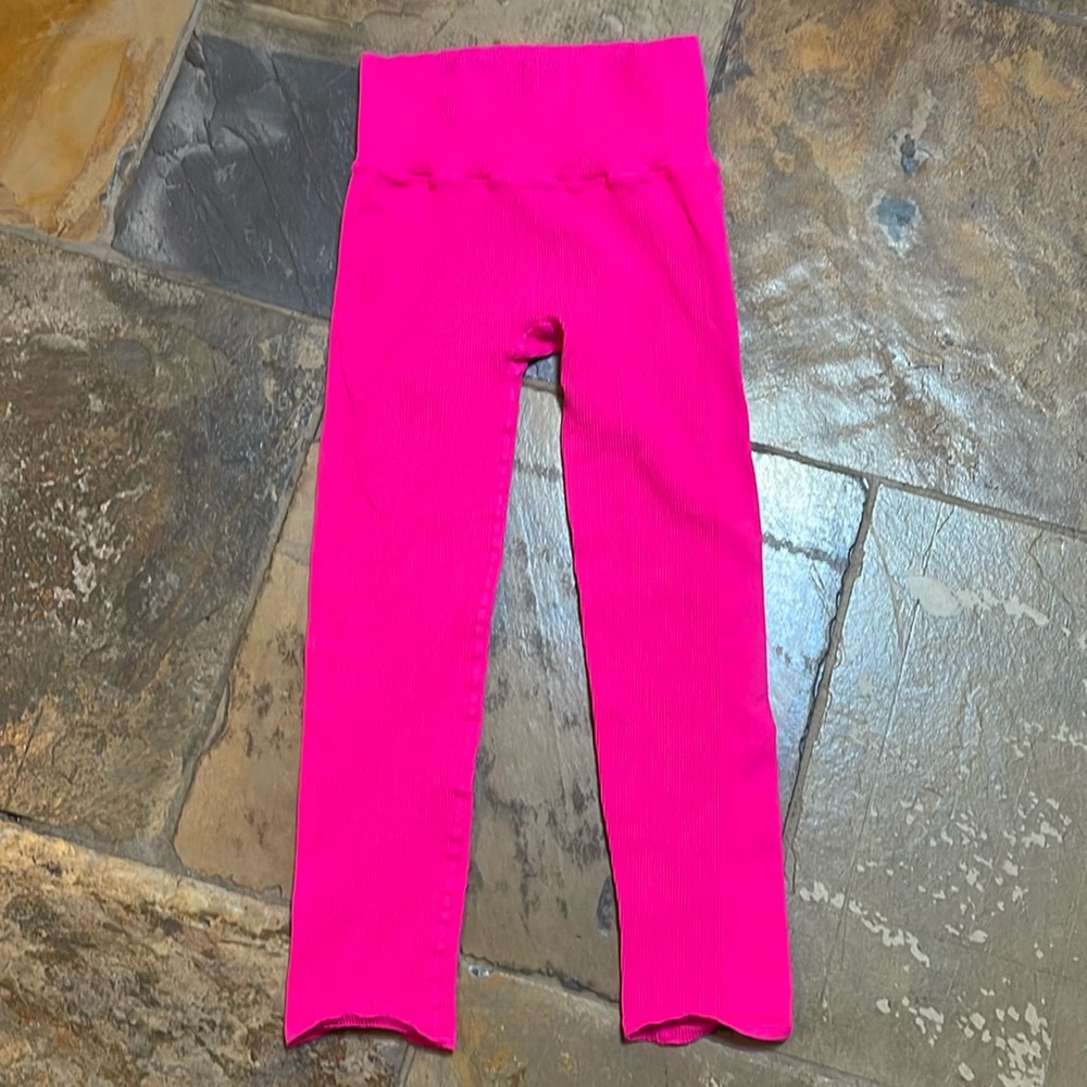 Free People Movement Hot Pink Good Karma Leggings M/L